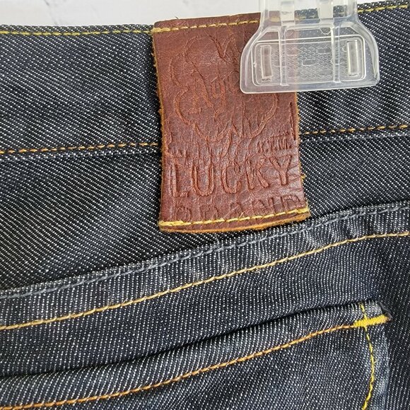 Lucky Brand Jeans Size Bootcut Flap Pockets Dark Blue Womens Size 10/30 EUC - Picture 6 of 12